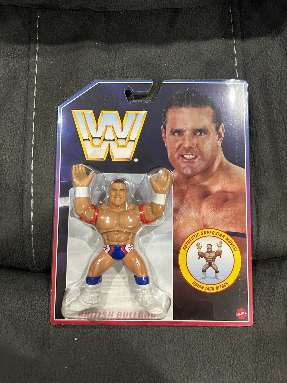 British Bulldog WWE retro figure! Mattelcreations exclusive!